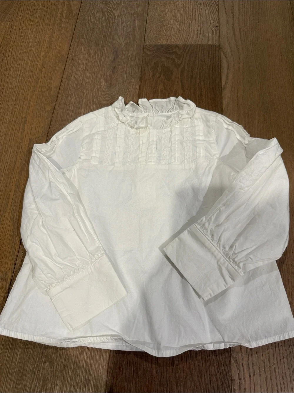 Janie and Jack Lace Pleated Blouse - 4